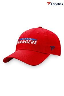 New York Rangers Fanatics Red Branded Authentic Pro Game & Train Unstructured Adjustable Cap (D96455) | ‏128 ر.س‏