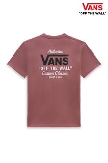 Розовый - Мужская футболка с логотипом-держателем Vans (D96657) | €42