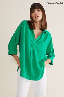 Phase Eight Green Cynthia Longline Shirt (D96754) | 53 €