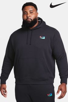 Hanorac tip pulover din fleece cu spate din material pieptănat Nike Club (D96810) | 418 LEI