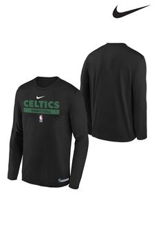 Nike Black Boston Celtics Nike Long Sleeve Practice T-Shirt Youth (D96815) | kr480