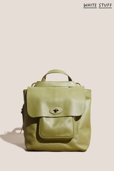 White Stuff Green Lily Twist Lock Convertible backpack (D96839) | $147