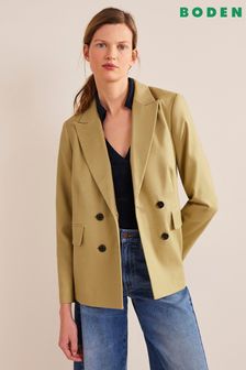 Boden Green Double Breasted Twill Blazer (D97034) | 7 683 ₴