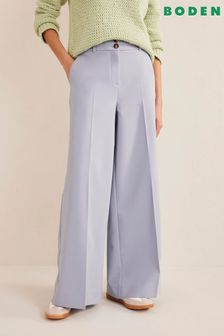 Boden Blue High Rise Wide Leg Trousers (D97078) | 267 zł