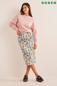 Boden Cotton Textured Pencil Skirt (D97117) | 267 zł