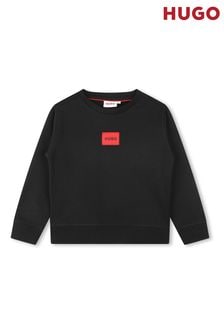 HUGO Black Logo Sweatshirt (D97242) | ₪ 331 - ₪ 372