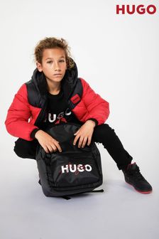 HUGO Black Signature Logo Backpack (D97262) | AED230