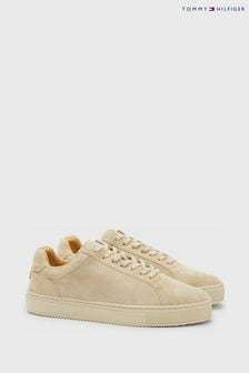 Tommy Hilfiger Premium Cupsole Suede Brown Trainers (D97394) | ￥19,570