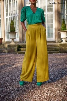 Spodnie Another Sunday od zestawu z szerokimi nogawkami i elastyczną talią (D97395) | 120 zł