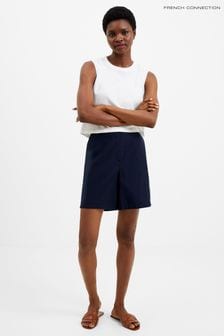 French Connection Blue Alania Lyocell Blend Shorts (D97430) | €26