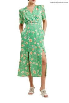 French Connection Green Camille Wrap Dress (D97453) | 268 zł