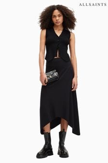 AllSaints Black Gia Skirt (D97743) | SGD 134