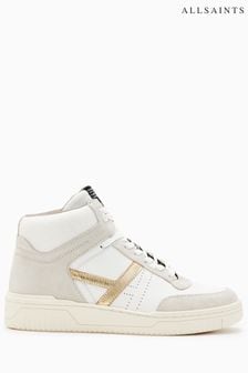 AllSaints White Pro Suede High Tops (D97757) | AED826
