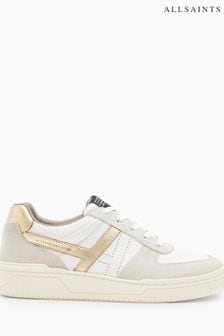 AllSaints White VIX Suede Sneakers (D97759) | OMR72