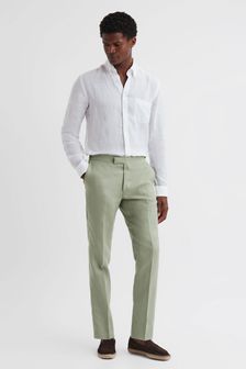 Pantaloni din in Reiss Kin Slim Fit (D97858) | 1,221 LEI