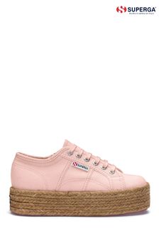 Superga Pink 2790 Rope Platform Espadrilles (D97980) | €31