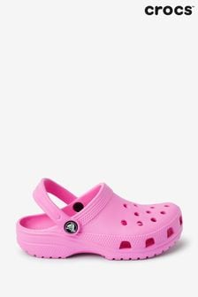 Crocs Kids Pink Classic Clog Sandals (D98232) | $77