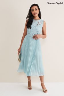 Phase Eight Green Petite Amora Lace Bodice Dress (D98263) | 8,525 UAH