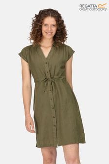 Zielona sukienka dżinsowa Regatta Rura (D98547) | 110 zł