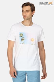 Regatta Cline VII Kurzärmeliges T-shirt, Weiss (D98579) | 14 €