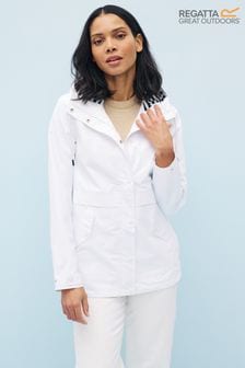 White - Regatta Giovanna Fletcher Bayla Waterproof Jacket (D98807) | BGN139