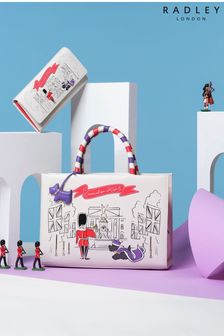 Radley London Large White The Coronation - Palace Flapover Matinee Bag (D98862) | €126