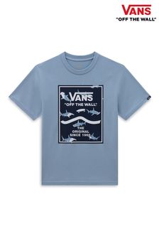 Темно-синяя футболка для мальчиков с принтом Vans (D99050) | €34