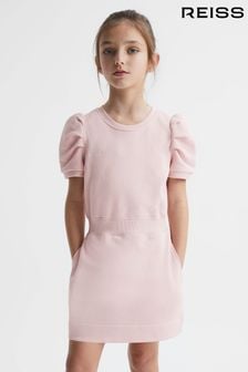 Reiss Pink Mimi Junior Pleated Sleeve Dress (D99100) | €73