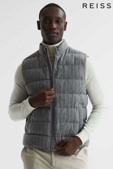 Reiss Grey Banks Quilted Gilet (D99269) | €135
