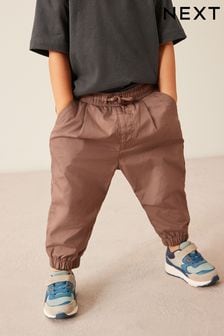 Brown Lined Parachute Trousers (3mths-7yrs) (D99649) | OMR4