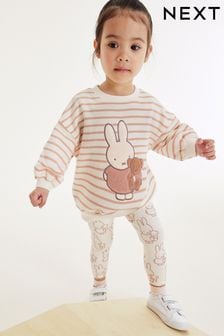  (D99918) | HK$175 - HK$209 乳白色 - Miffy運動衫和內搭褲套裝 (3個月至7歲)