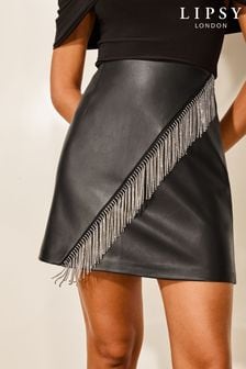 Black Diamante Tassel - Mini sukn Lipsy z uml ke (E00033) | 1 470 K