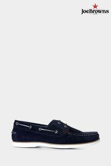 Joe Browns Blue Premium Suede Boat Shoes (E00154) | Kč2,580