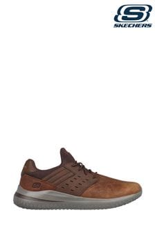 Skechers Brown Wide Fit Delson 3.0  Ezra Trainers (E00198) | kr1 660