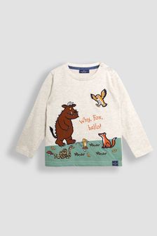 JoJo Maman Bébé Natural Gruffalo Appliqué Top (E00818) | CHF 31