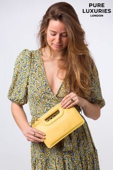 أصفر - حقيبة يد جلد Esher من Pure Luxuries London  (E01044) | 249 ر.س