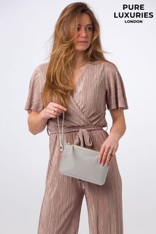 銀灰色 - Pure Luxuries London Addison納帕皮手袋 (E01048) | NT$1,820