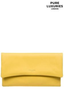 Pure Luxuries London Amelia Nappa Leather Clutch Bag (E01055) | $67