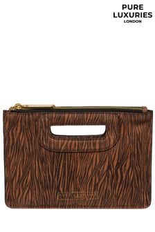 Pure Luxuries London Esher Leather Clutch Bag (E01058) | 193 QAR