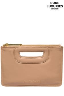 Pure Luxuries London Esher Leather Clutch Bag (E01066) | €55