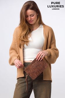 Pure Luxuries London Addison Nappa Leather Clutch Bag (E01068) | $86