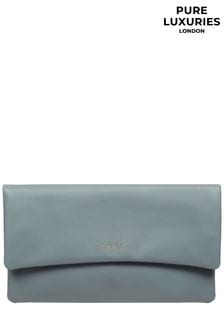 Pure Luxuries London Amelia Nappa Leather Clutch Bag (E01071) | AED216