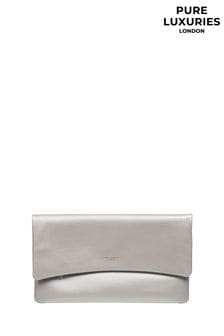 Pure Luxuries London Amelia Nappa Leather Clutch Bag (E01075) | AED216