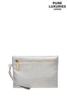 فضي - حقيبة يد جلد Chalfont من Pure Luxuries London  (E01079) | 173 ر.ق