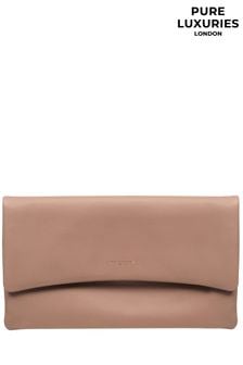 Pure Luxuries London Amelia Nappa Leather Clutch Bag (E01082) | OMR20