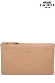 乳白色 - Pure Luxuries London Wilmslow Nappa Leather Clutch Bag (E01104) | NT$1,350