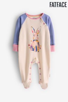 FatFace White Bunny Graphic Sleepsuit (E01161) | NT$840