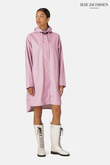 وردي فاتح - Ilse Jacobsen Waterproof Loose Fit A Shape Raincoat (E01437) | 837 د.إ