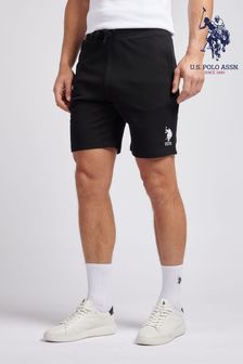 Negro - U.s. Polo Assn. Mens Classic Fit Player 3 Sweat Shorts (E01823) | 64 €