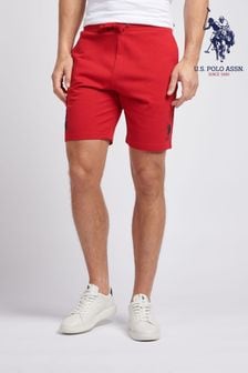 Rouge - U.s. Polo Assn. Mens Classic Fit Player 3 Sweat Shorts (E01850) | €53